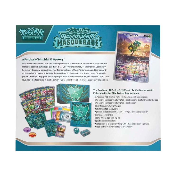 Pokemon TCG Scarlet Violet - Twilight Masquerade Elite Trainer Box (Pokemon Centre)