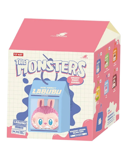 Pop Mart Labubu The Monsters Wacky Mart Series Squishy Charm Blind Box