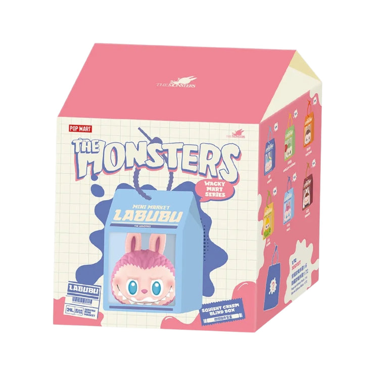 Pop Mart Labubu The Monsters Wacky Mart Series Squishy Charm Blind Box