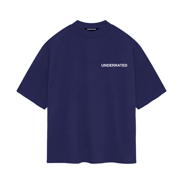 UNDERRATED Classic Logo T-Shirt - Navy