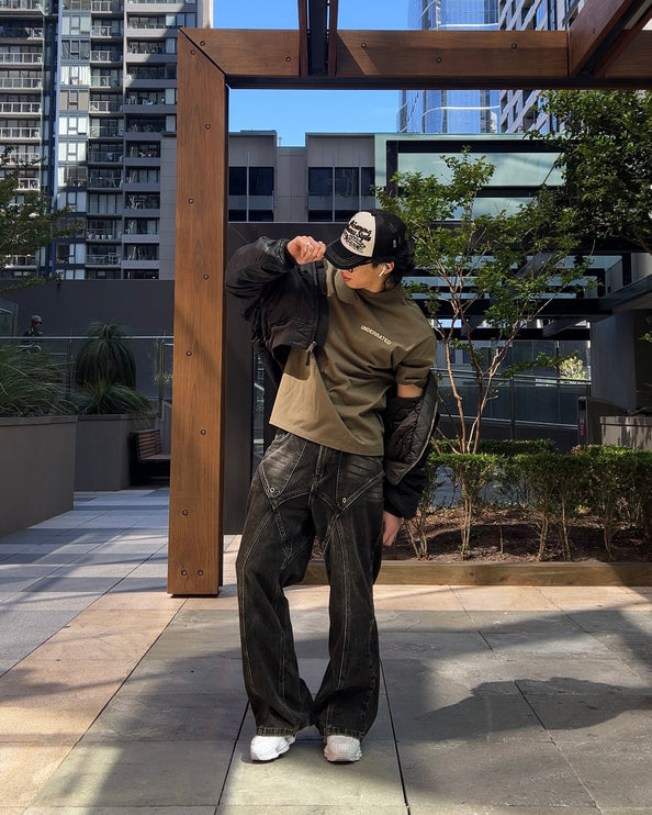 UNDERRATED Classic Logo T-Shirt - Khaki