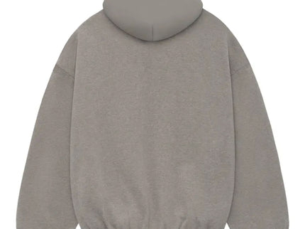 FEAR OF GOD ESSENTIALS Nylon Fleece Hoodie - Heather Grey/Dust (SS24)