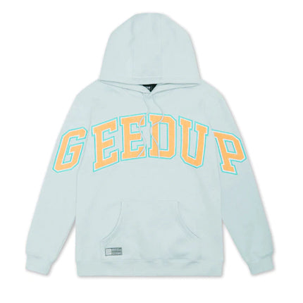GEEDUP Team Logo Hoodie - Dolphin Blue/Orange