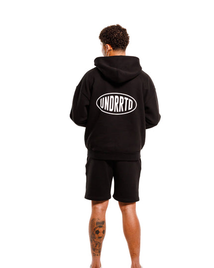 UNDERRATED Stamp Zip Hoodie - Black