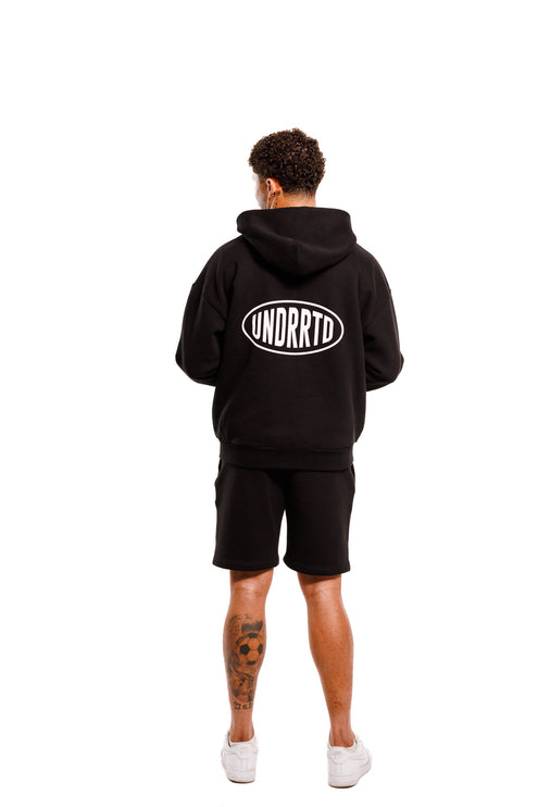 UNDERRATED Stamp Zip Hoodie - Black