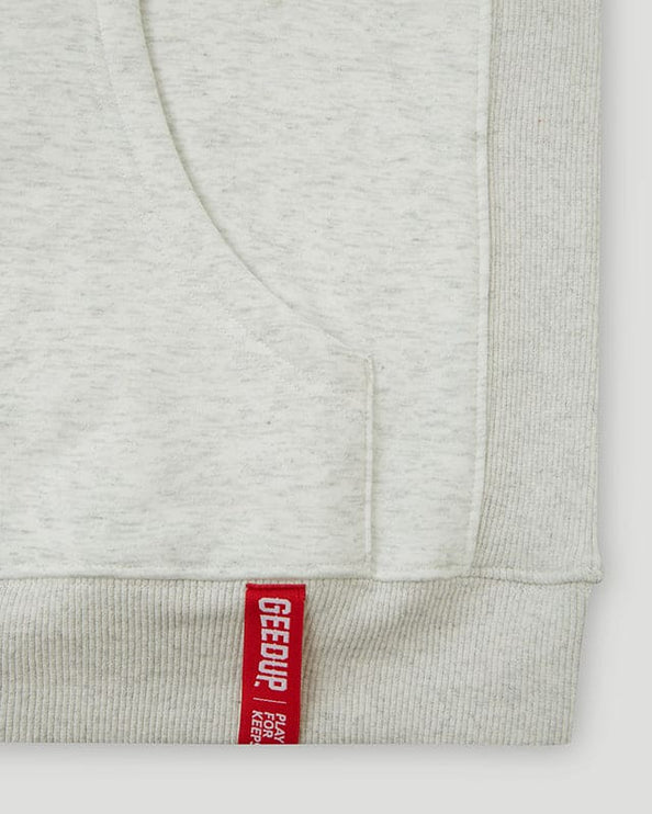 GEEDUP PFK Hoodie - White Marle/Black