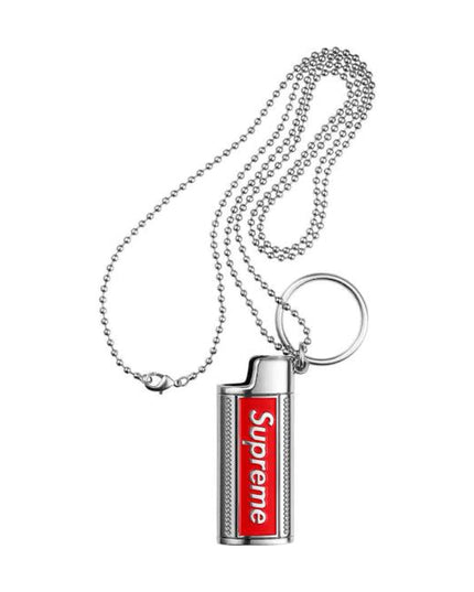Supreme Metal Lighter Holster - Silver (SS19)