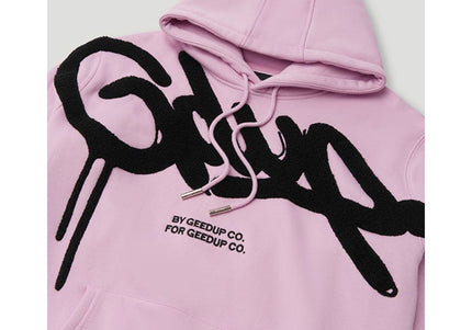 GEEDUP Handstyle Hoodie - Lavender/Black