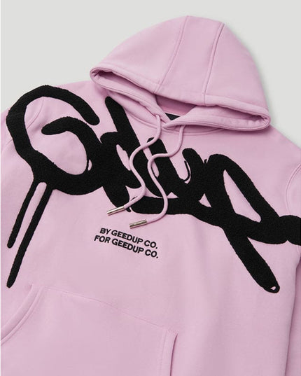 GEEDUP Handstyle Hoodie - Lavender/Black