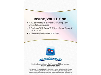 Pokemon TCG Sword & Shield - Silver Tempest Build & Battle Box
