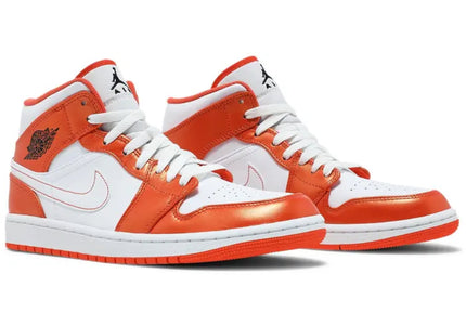 Air Jordan 1 Mid 'Metallic Orange'