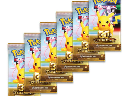 Pokemon TCG 30th Celebration - Booster Bundle (6 Packs)