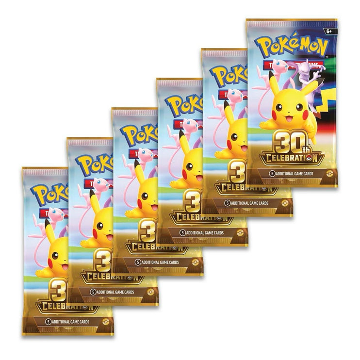 Pokemon TCG 30th Celebration - Booster Bundle (6 Packs)