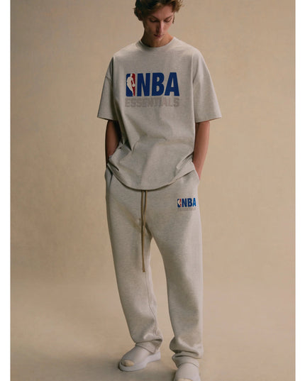 FEAR OF GOD ESSENTIALS T-Shirt - Light Heather (NBA Collection)