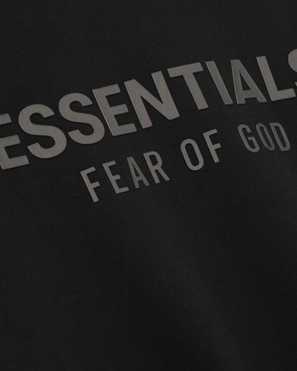 FEAR OF GOD ESSENTIALS Classic Fleece Crewneck - Jet Black (SS25)