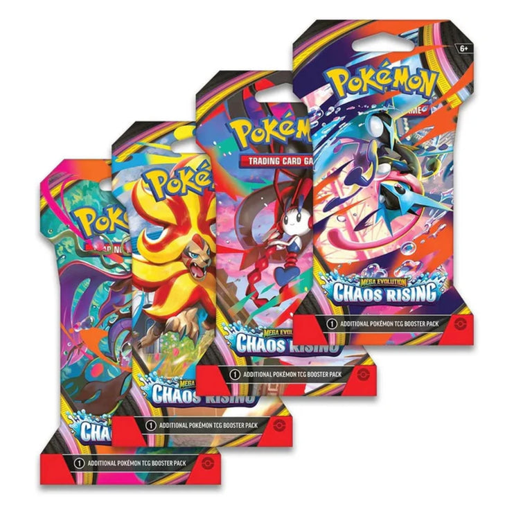 Pokemon TCG Mega Evolution - Chaos Rising Sleeved Booster Pack