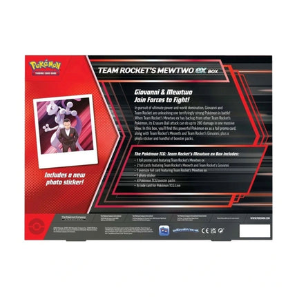 Pokemon TCG - Team Rocket's Mewtwo ex Box