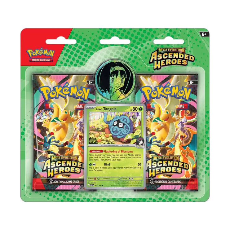 Pokemon TCG Mega Evolution - Ascended Heroes 2-Pack Blister Collection