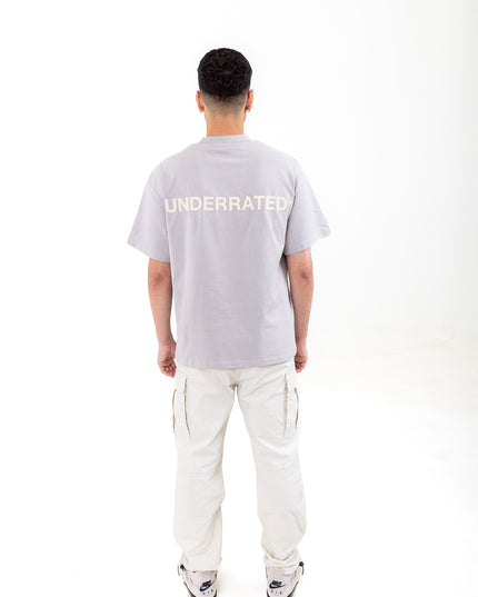 UNDERRATED Classic Logo T-Shirt - Fog Grey