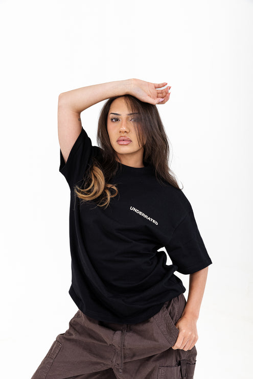 UNDERRATED Classic Logo T-Shirt - Black