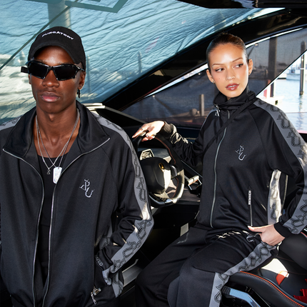 REALISM X UNDERRATED Run Line Track Pant - Black