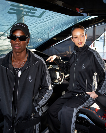 REALISM X UNDERRATED Run Line Track Pant - Black