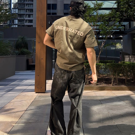 UNDERRATED Classic Logo T-Shirt - Khaki