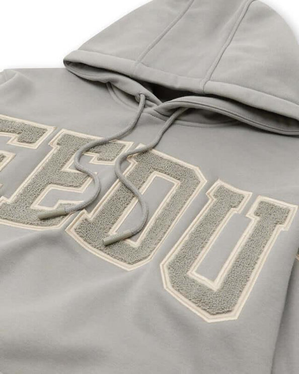 GEEDUP Team Logo Hoodie - Nardo Grey/Gold