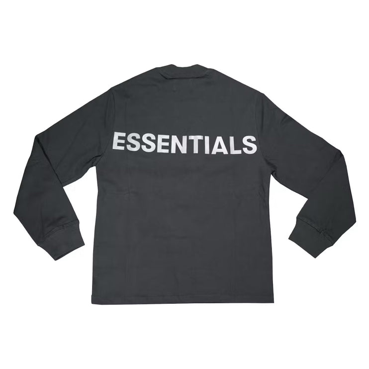 FEAR OF GOD ESSENTIALS 3M Logo L/S T-Shirt - Black/White (FW19)