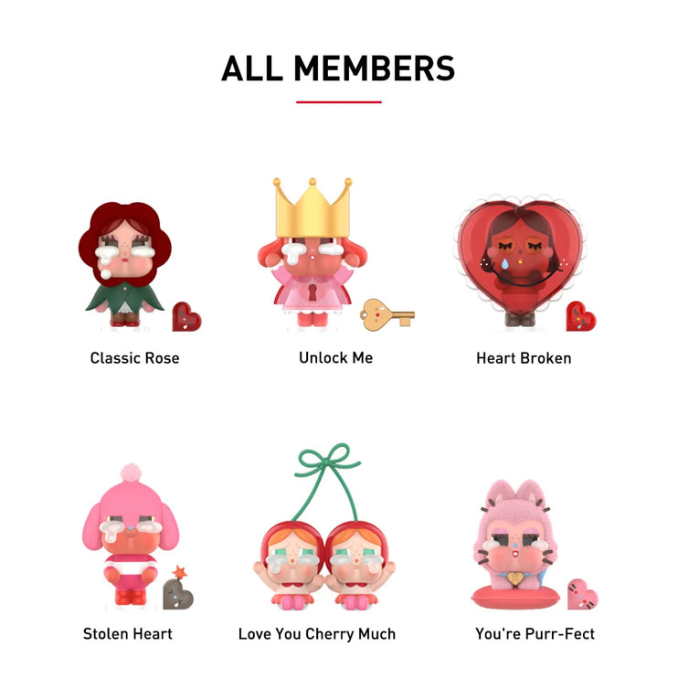 Pop Mart CryBaby Crying For Love Series Figures Blind Box