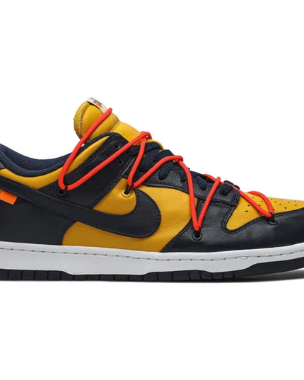 Off-White x Nike Dunk Low 'University Gold'