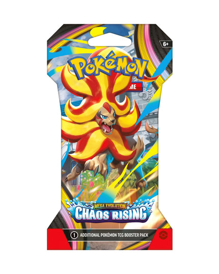 Pokemon TCG Mega Evolution - Chaos Rising Sleeved Booster Pack