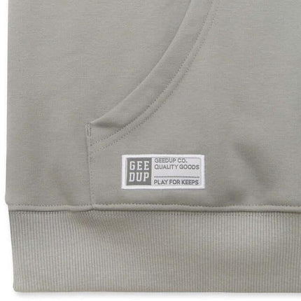 GEEDUP Team Logo Hoodie - Nardo Grey/Gold