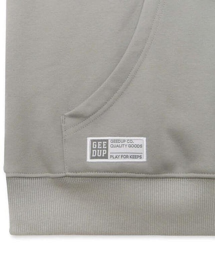 GEEDUP Team Logo Hoodie - Nardo Grey/Gold