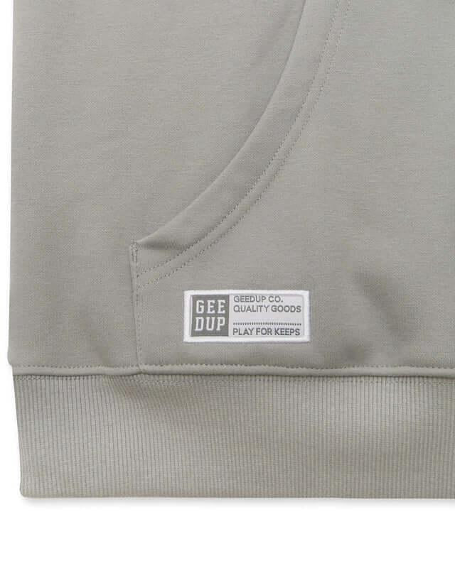 GEEDUP Team Logo Hoodie - Nardo Grey/Gold