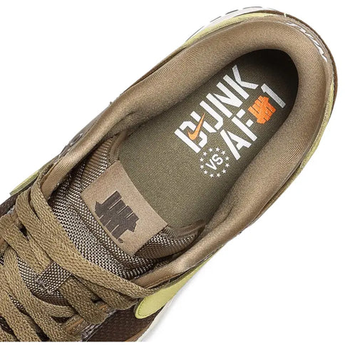 Undefeated x Nike Dunk Low SP 'Canteen Dunk vs. AF1 Pack'