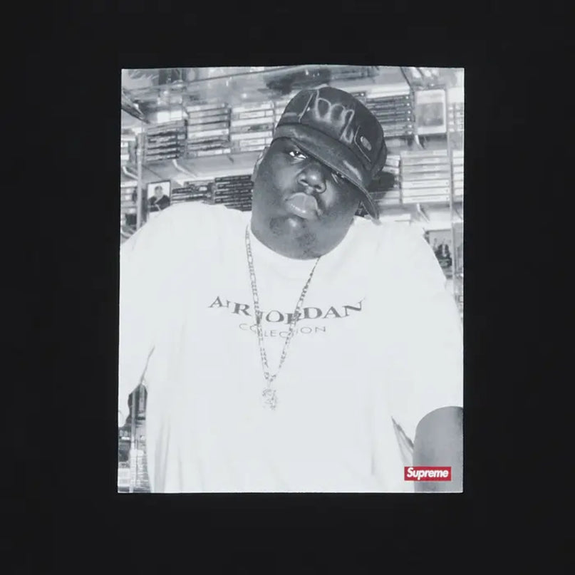 Supreme x Jordan Biggie Tee - Black (FW24)