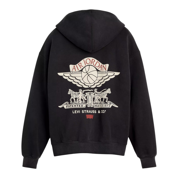 Jordan x Levi's Full Zip Hoodie - Black