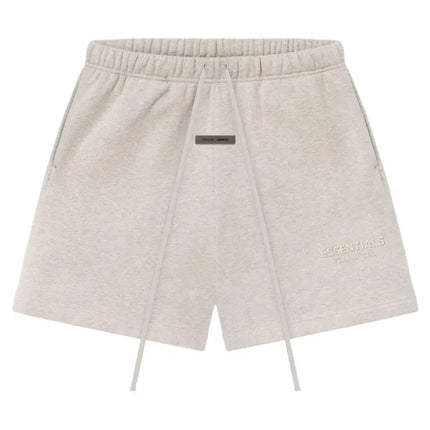 FEAR OF GOD ESSENTIALS Classic Fleece Sweatshort - Heather Stone (SS25)