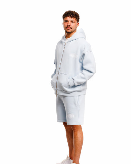 UNDERRATED Stamp Zip Hoodie - Powder Blue