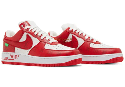 Louis Vuitton x Nike Air Force 1 Low By Virgil Abloh 'White Red'