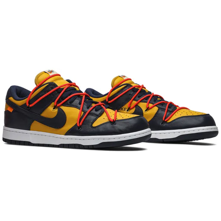 Off-White x Nike Dunk Low 'University Gold'