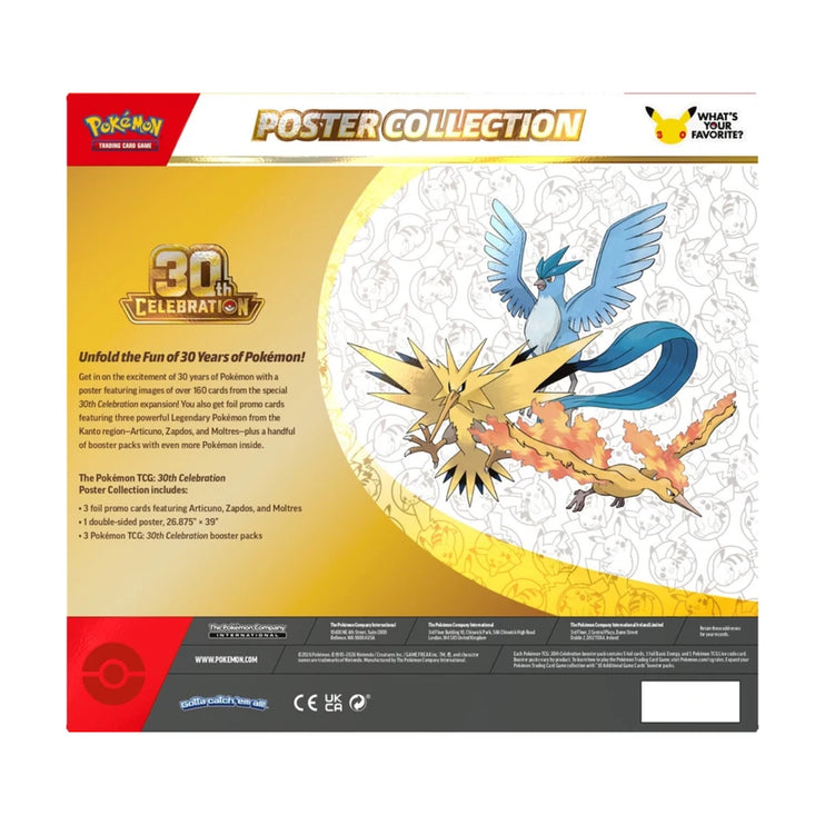 Pokemon TCG 30th Celebration - Poster Collection