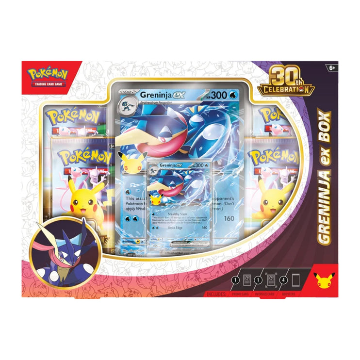 Pokemon TCG 30th Celebration - Sylveon ex / Greninja ex Box