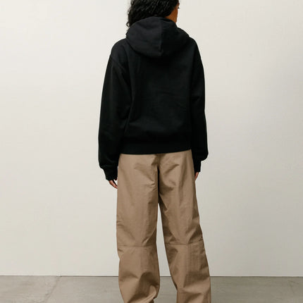 Stussy x Nike Stone Washed Fleece Zip Hoodie - Black (FW25)