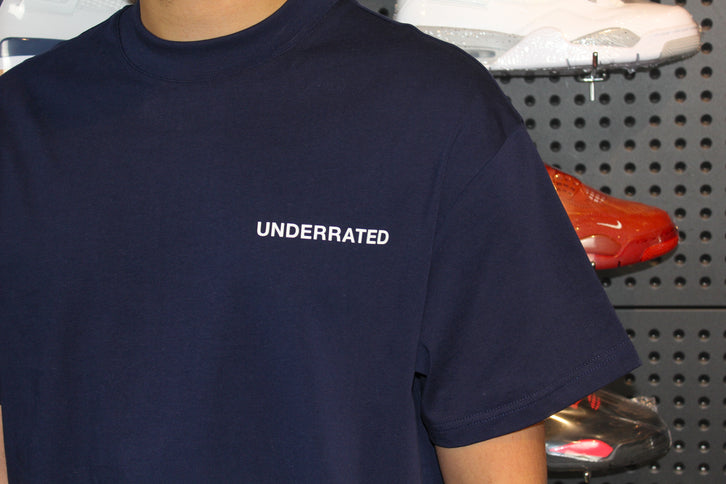 UNDERRATED Classic Logo T-Shirt - Navy