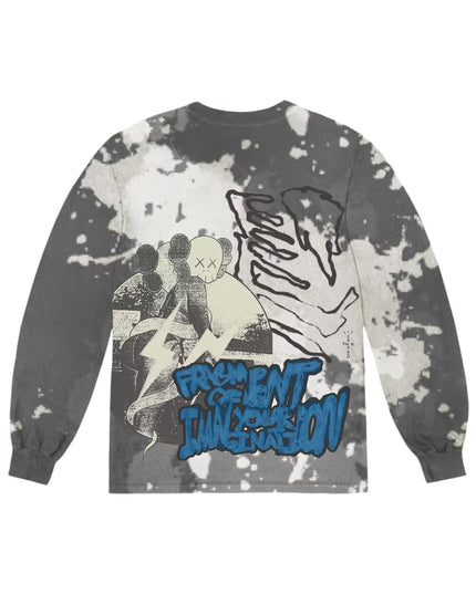 Travis Scott Cactus Jack + Kaws For Fragment L/S Tee - Grey