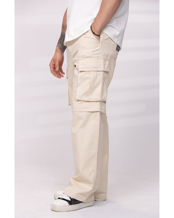 UNDERRATED Zip-Off Cargo Pant - Cream