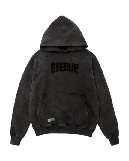 GEEDUP PFK Hoodie - Vintage Washed Black