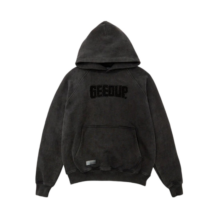 GEEDUP PFK Hoodie - Vintage Washed Black